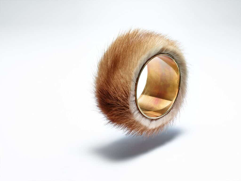 Meret Oppenheim Fur cuff - 2