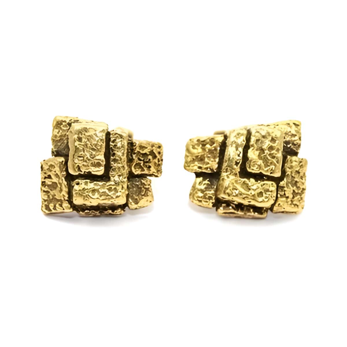 Gold cufflinks by Arthur Smith