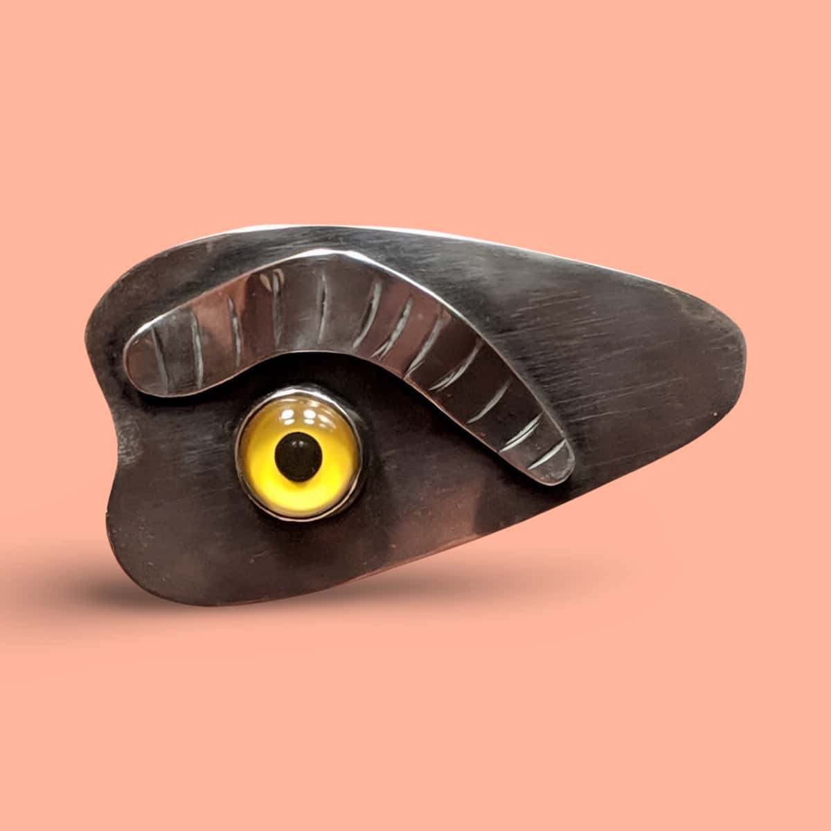 Sam Kramer eyeball brooch