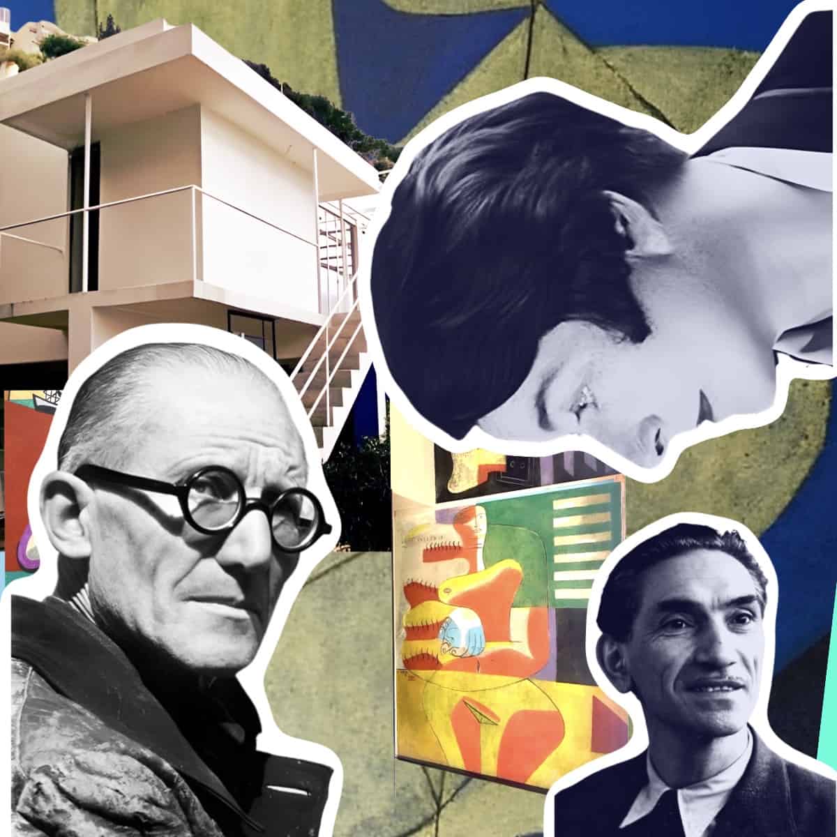 E1027 Eileen Gray Jean Badovici and Le Corbusier