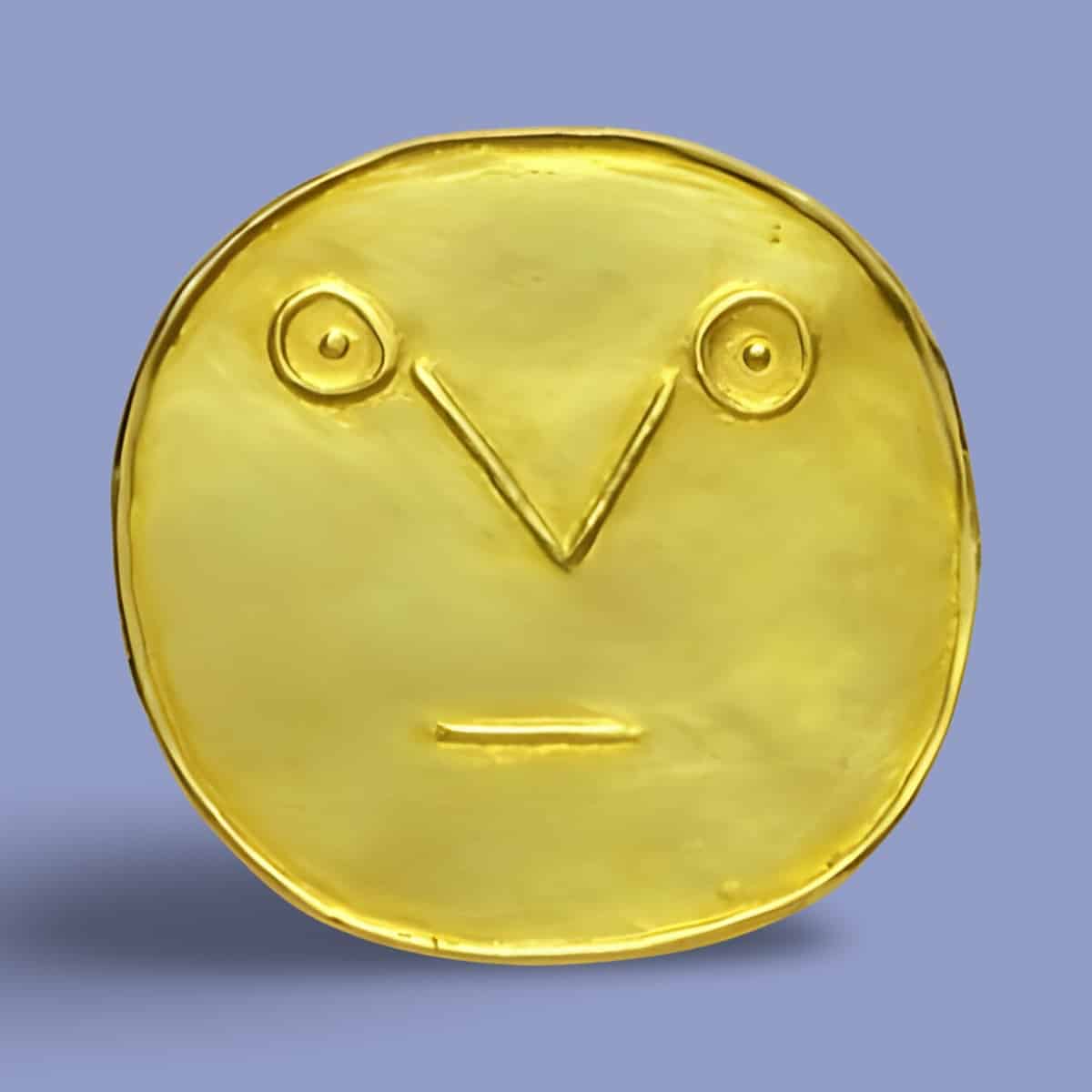 Pablo Picasso gold medallion