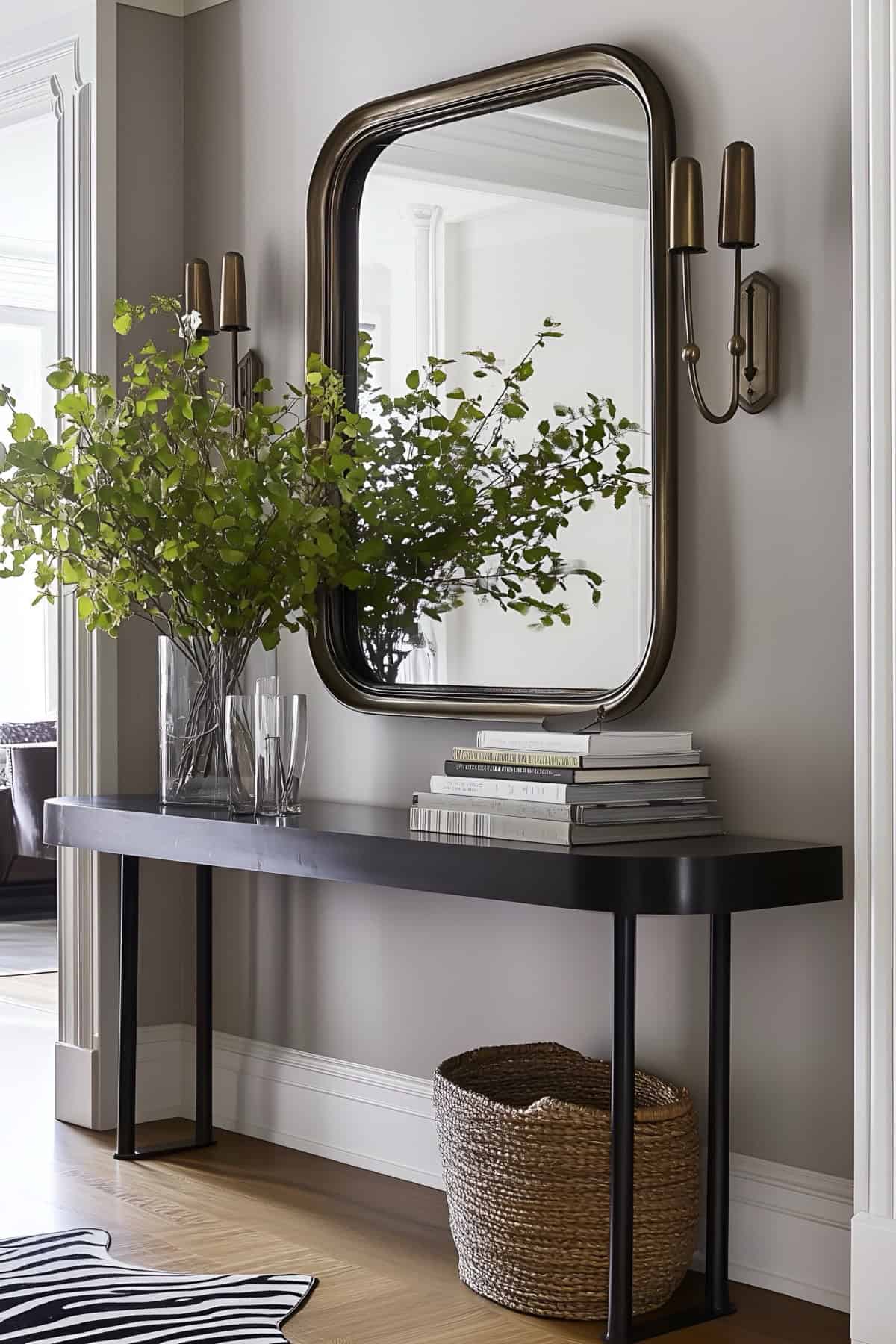 NYC Hallway Table Decor Ideas_43