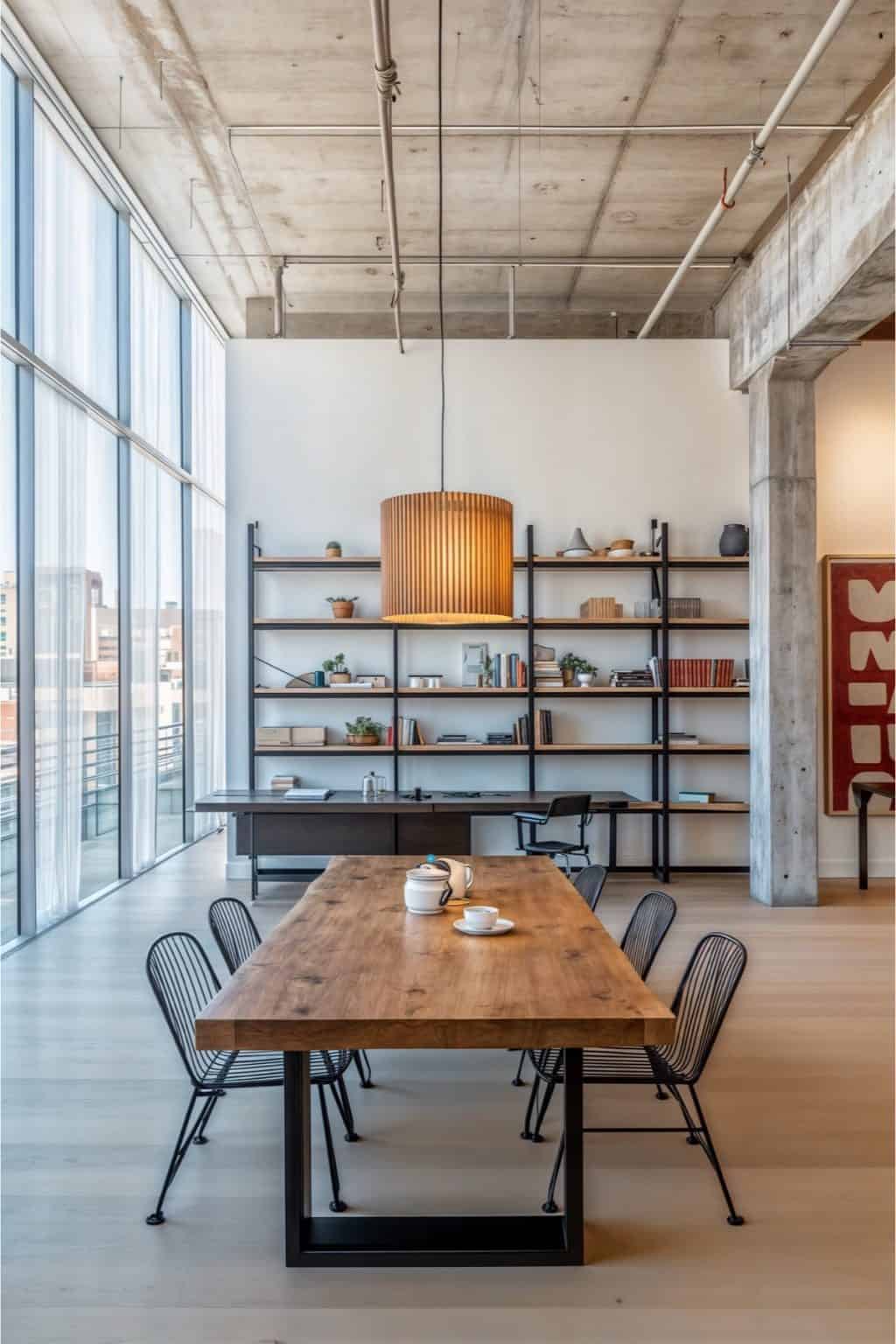 Illustration of Designing An Urban Loft Apartment With A Modern And Stylish Aesthetic
