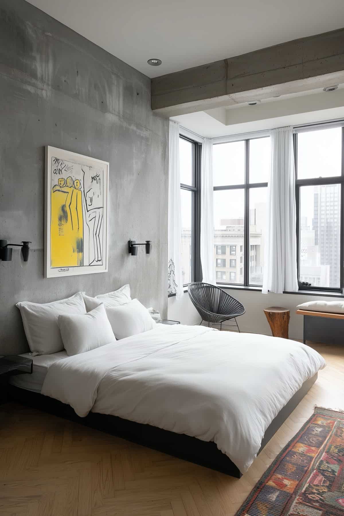 Brutalist bedroom ideas_36