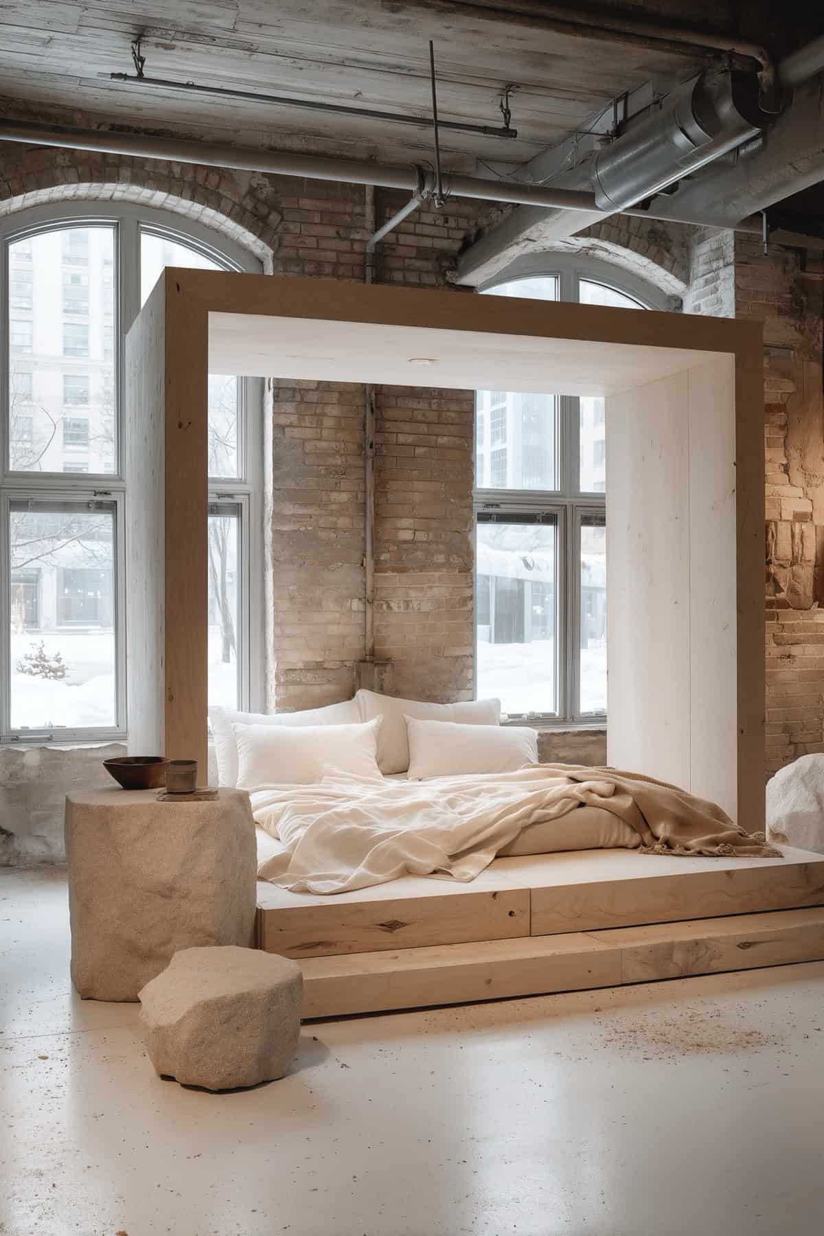 Brutalist bedroom ideas_42
