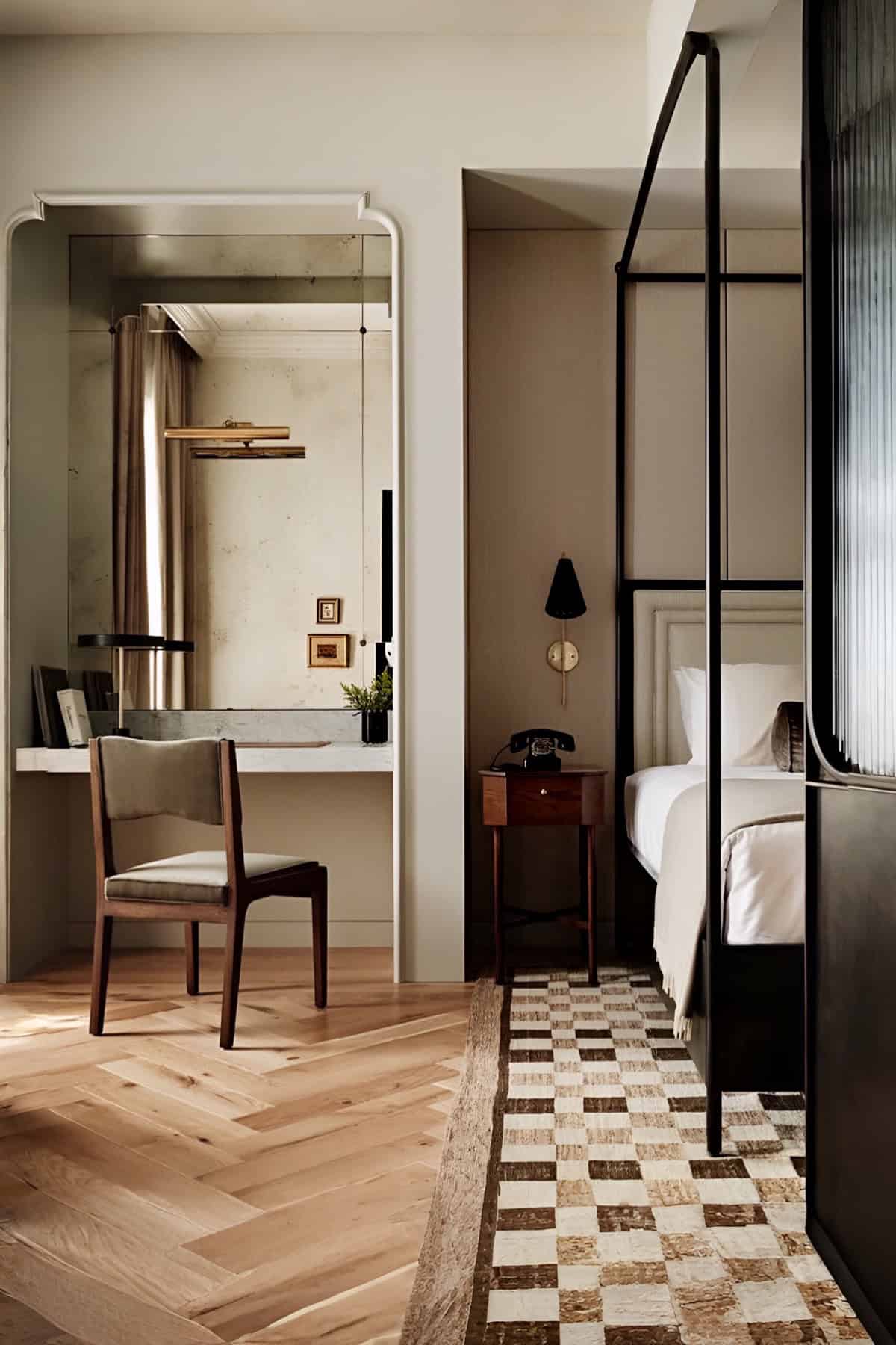 Parisian Bedroom Interiors Inspo-24