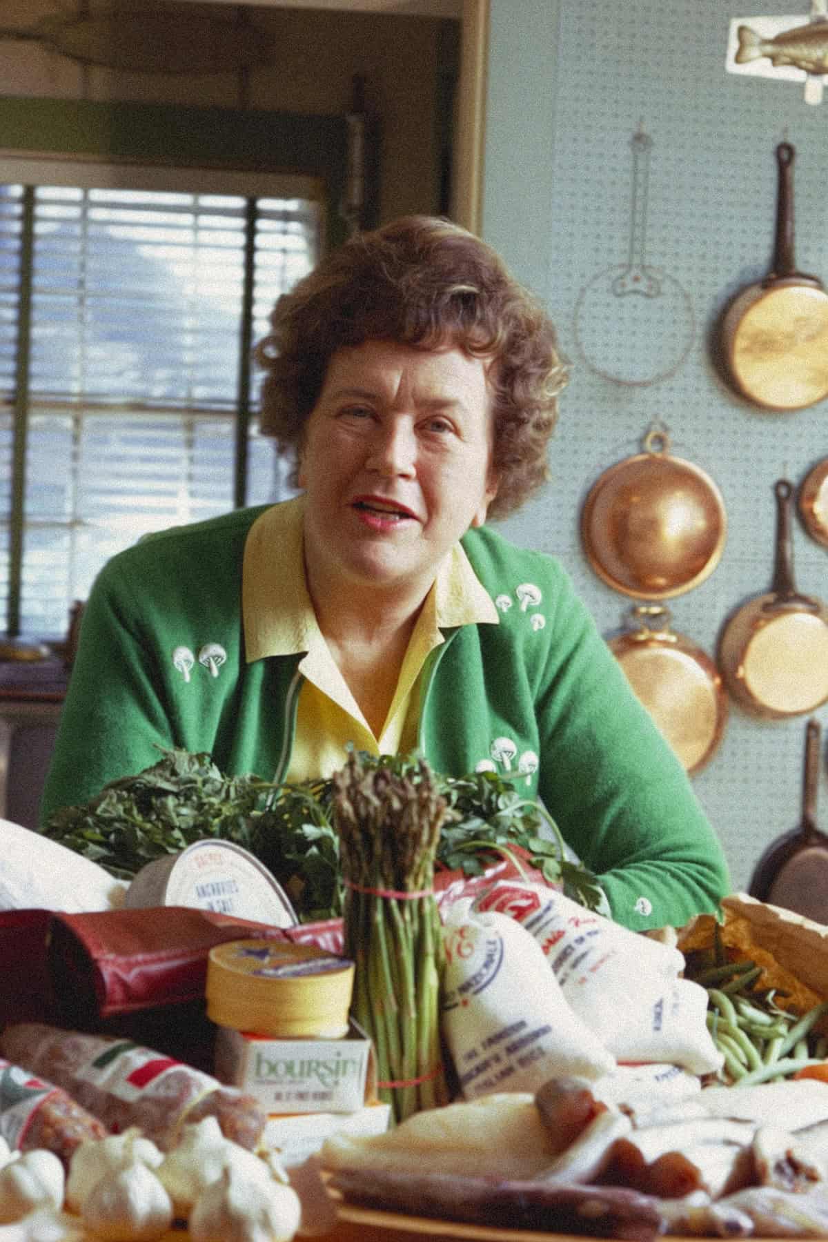 julia child in parisian kitchen