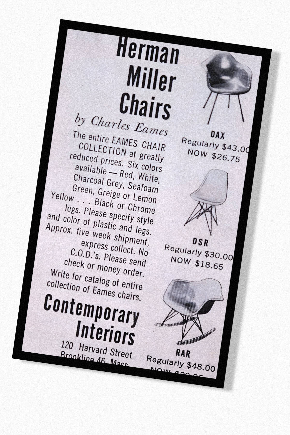 herman miller ad eames furniture