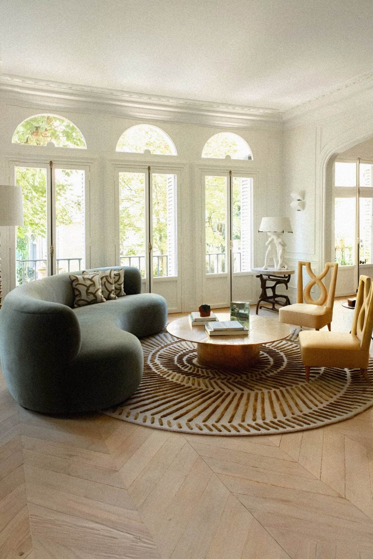 parisian living room inspo