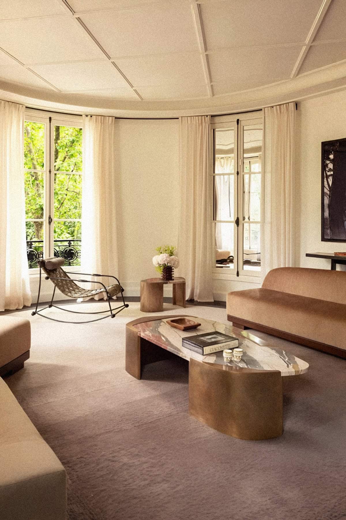 parisian living room inspo