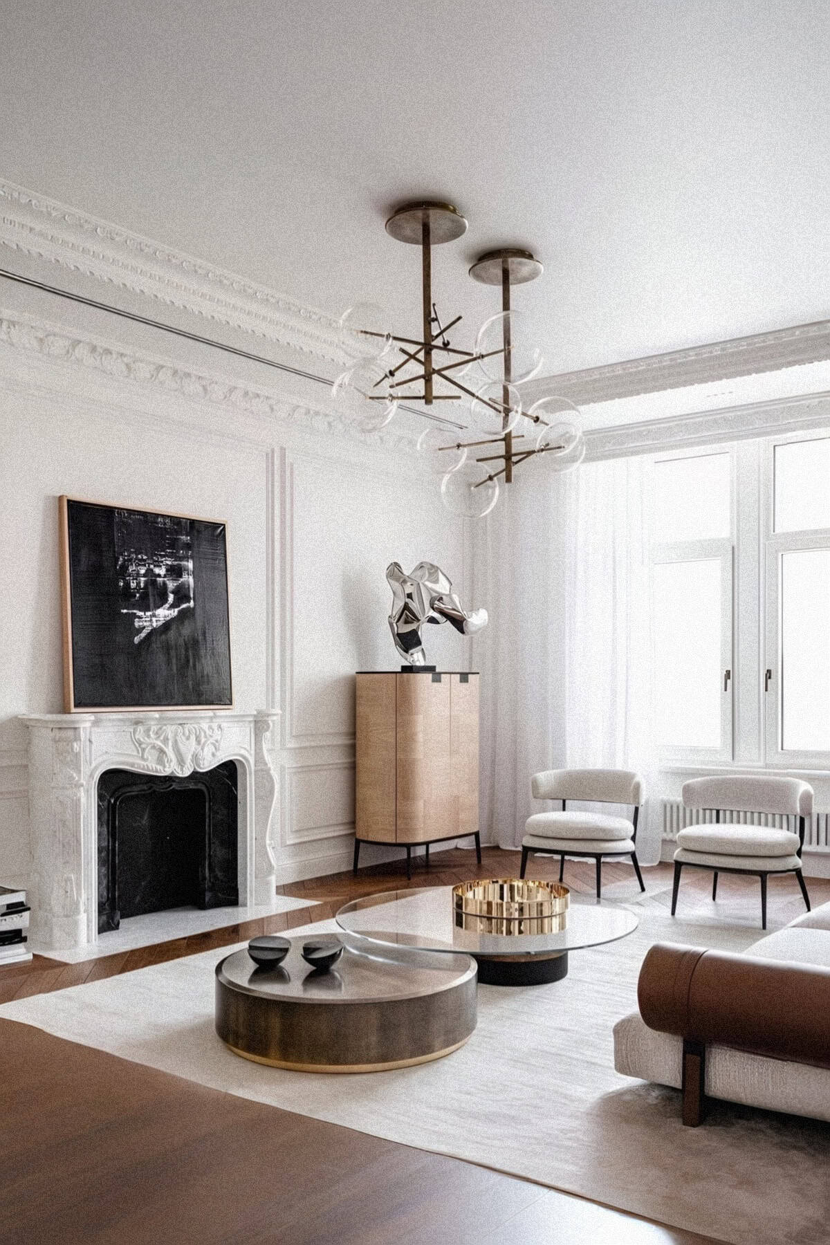 parisian living room inspo