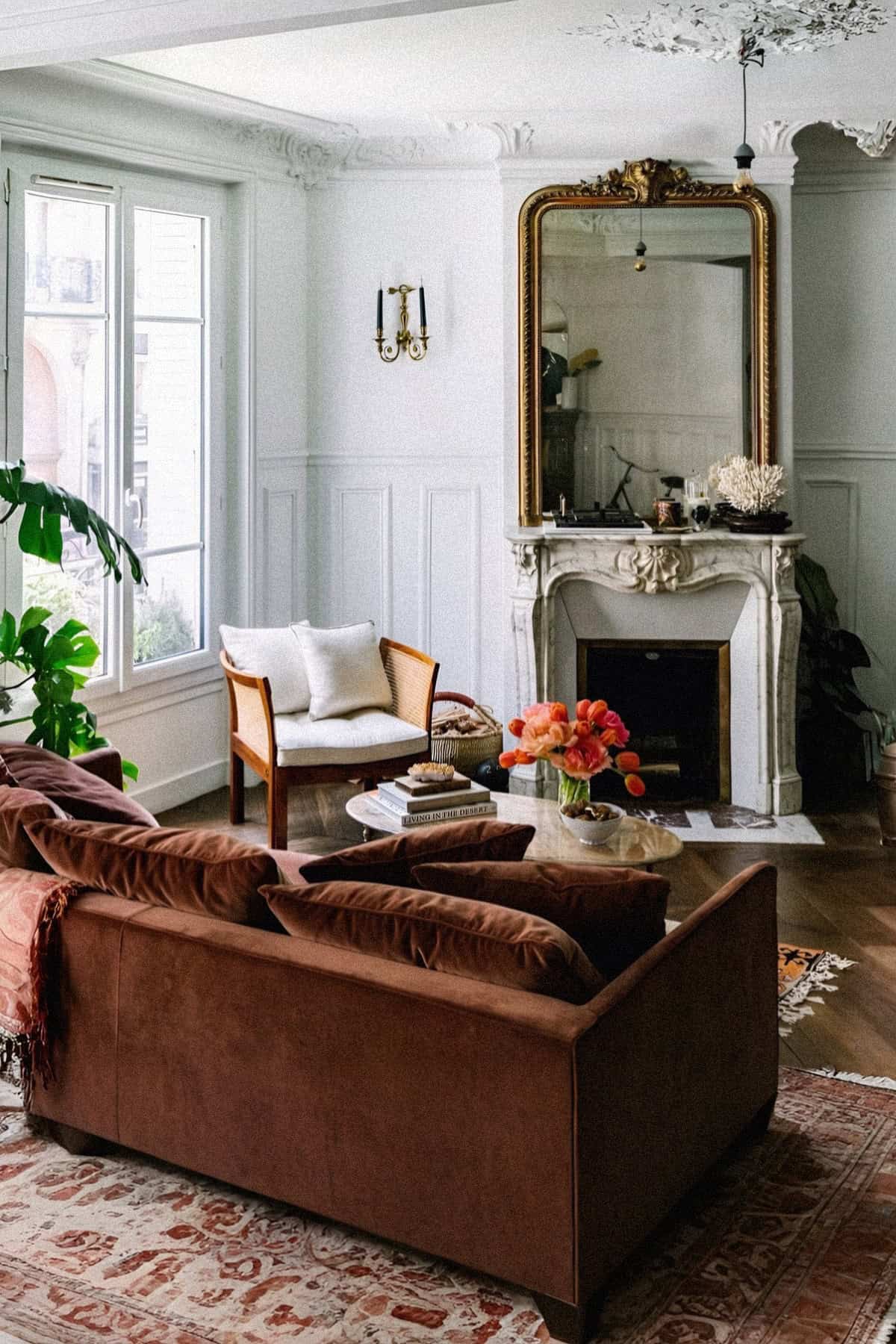 parisian living room inspo