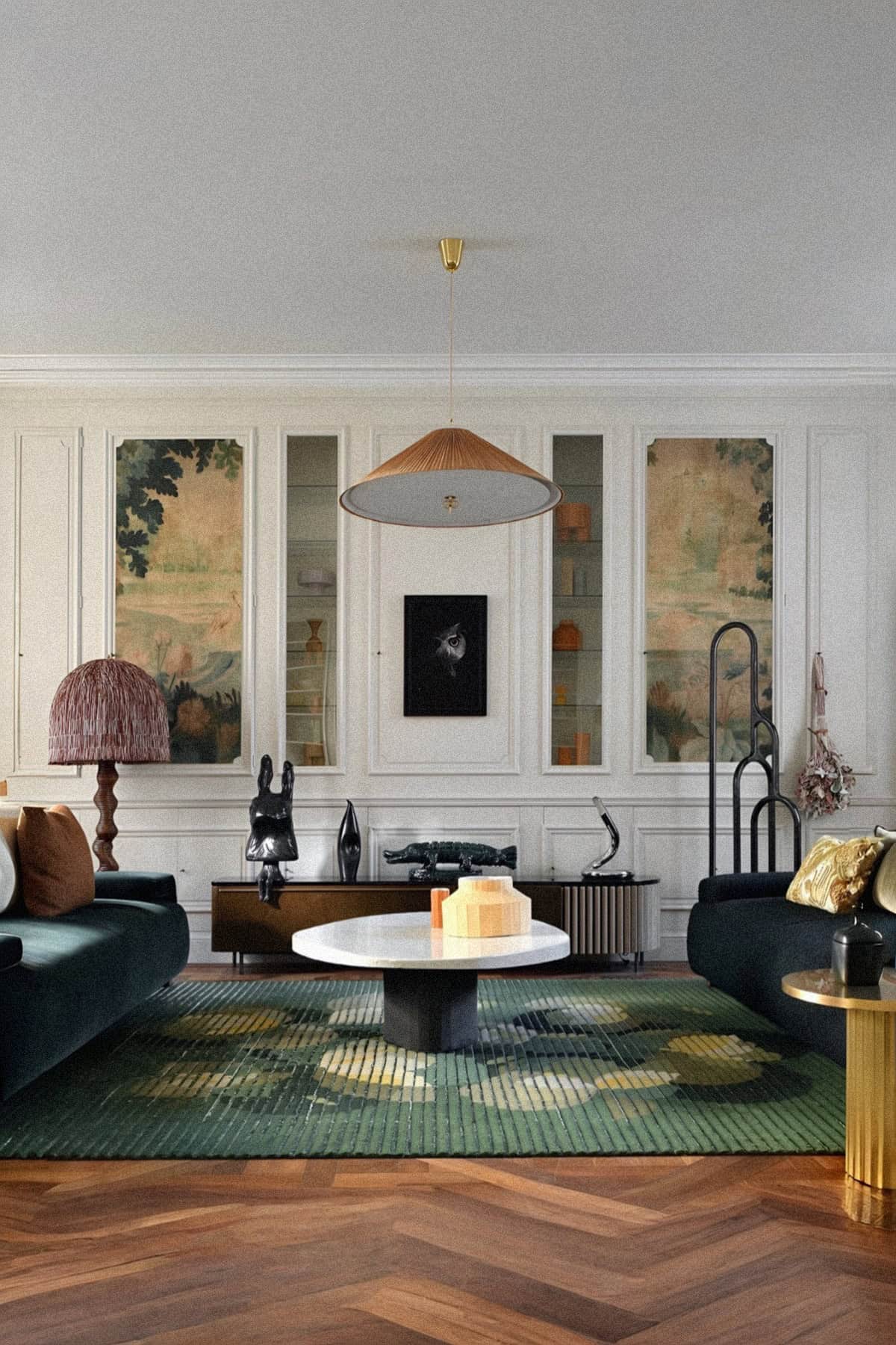 parisian living room inspo