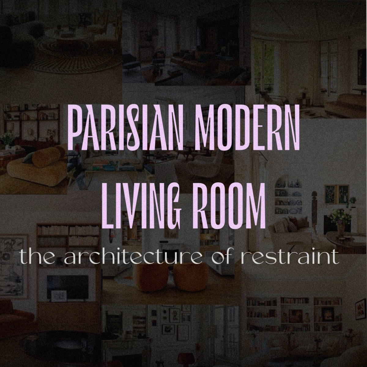 parisian modern living room