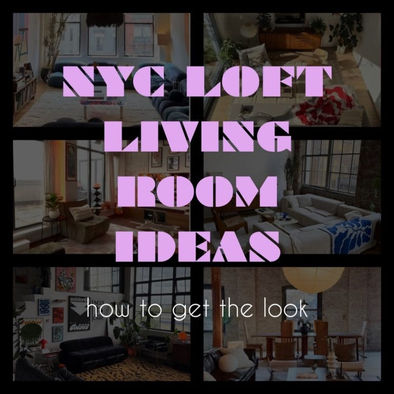 nyc loft living room