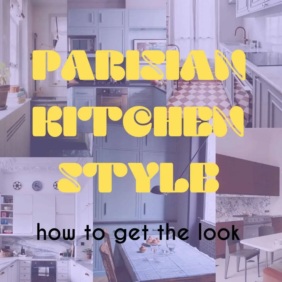 Parisian kitchen styling ideas